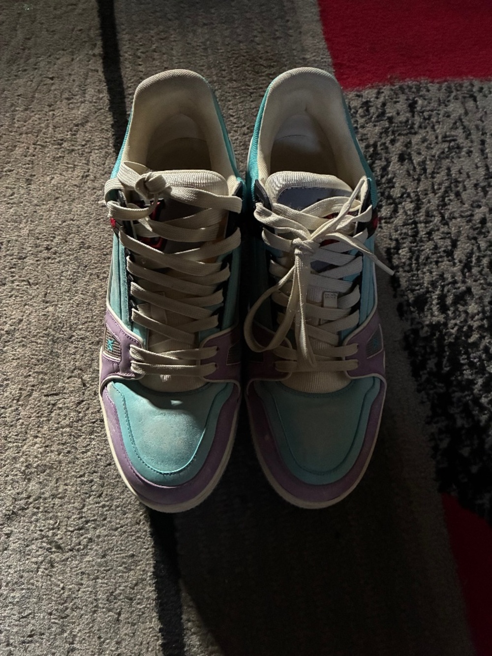 Louis Vuitton LV trainer Blue purple